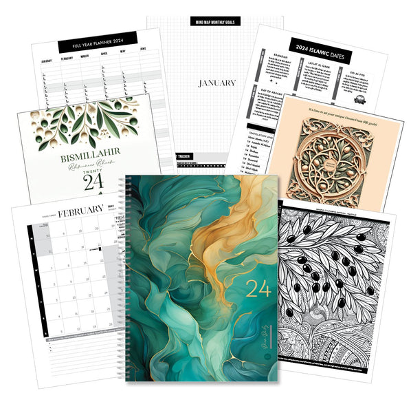 2024 Weekly, mid-size "Essence" - Deen Daily Planner