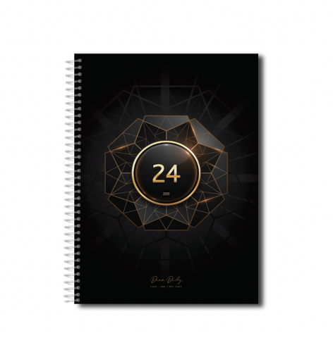 2024 A4 Day per Day - Deen Daily Planner 350+ pages (2 designs)