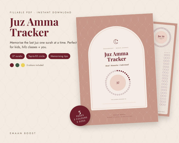 Juz Amma Tracker cover