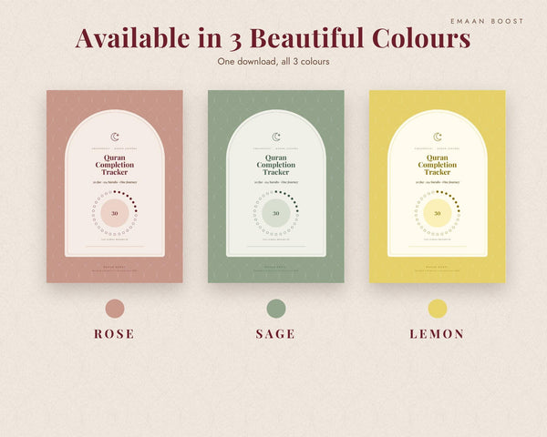 3 colours