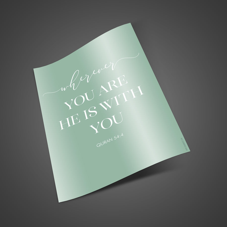 He is with you - Print