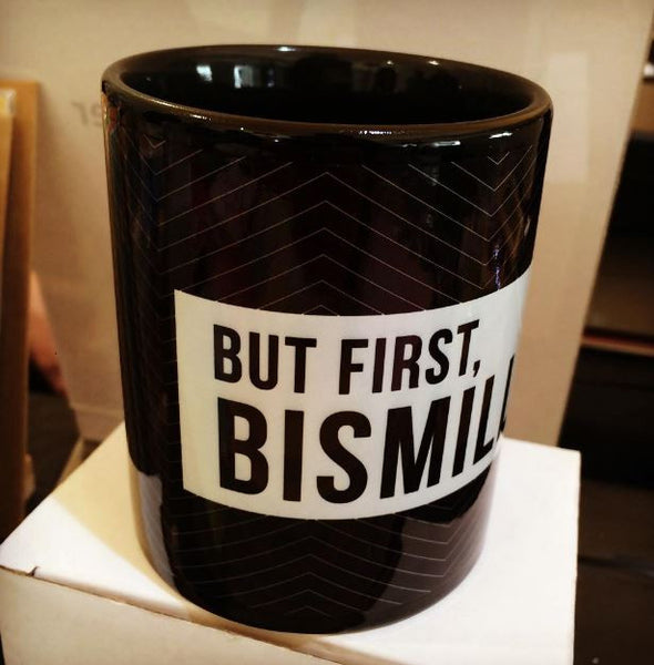 But first, Bismillah - Black beauty Mug Collection