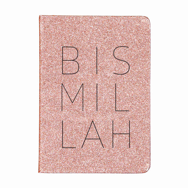 Bismillah - Rose Glitter Plain Journal