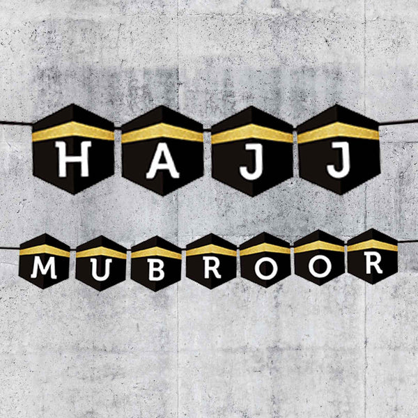 HAJJ Mubroor (double sided) Bunting