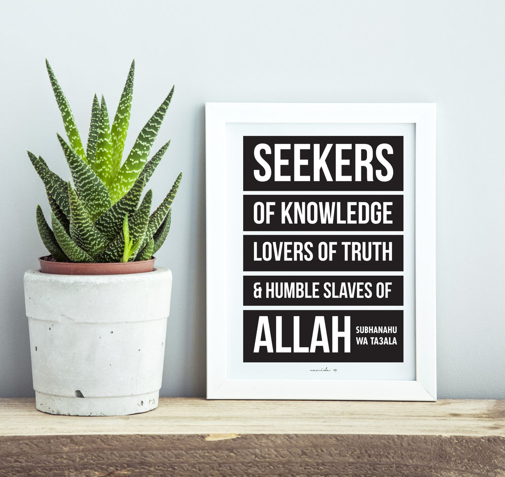 Seeker of knowledge - Digital Download