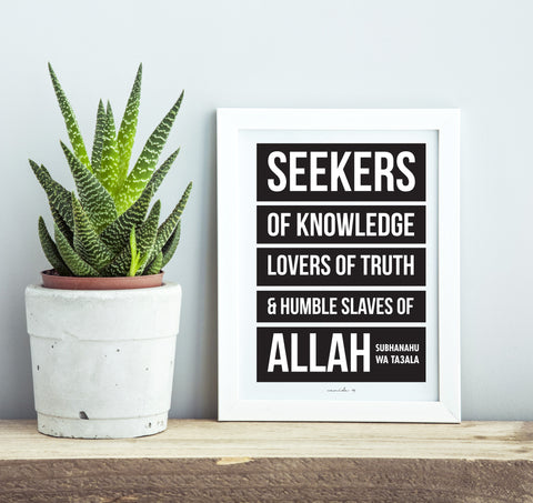 Seeker of knowledge - Digital Download
