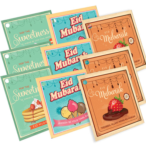 Sweet Retro - Eid gift tags